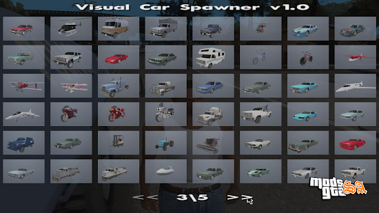 Visual Car Spawner v1.0 para GTA San Andreas